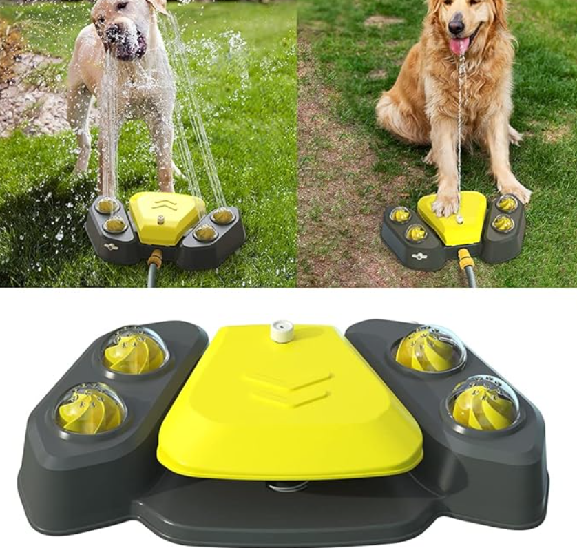 BRINQUEDO EM PLASTICO PARA ANIMAIS DE ESTIMACAO ACIONAR O BEBEDOURO E REFRESCANTE NO VERAO